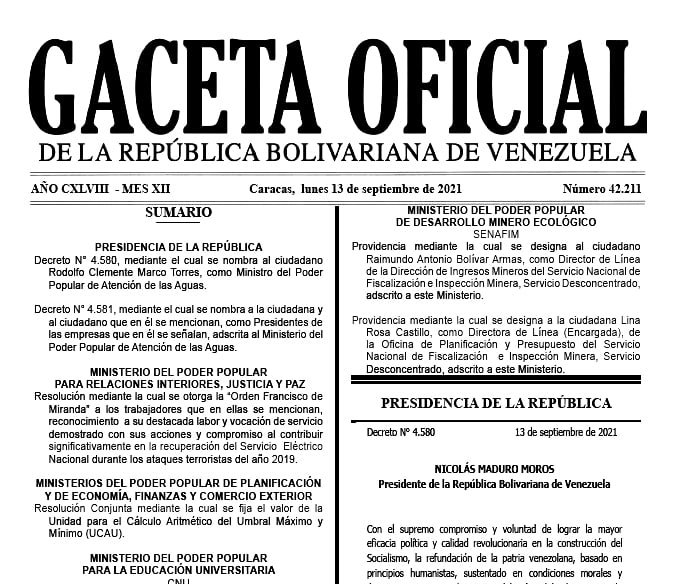 tu gaceta oficial