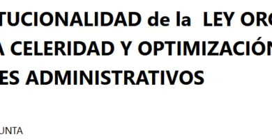 CONSTITUCIONALIDAD de la  LEY ORGÁNICA PARA LA CELERIDAD Y OPTIMIZACIÓN DE TRÁMITES ADMINISTRATIVOS