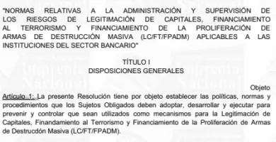 Normas SUDEBAN relativas a la administración y supervisión de los Riesgos de Legitimación de Capitales, Financiamiento al Terrorismo 31-4-2025