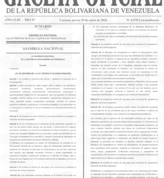 Ley de Reforma de la Ley Orgánica de Hidrocarburos 2026