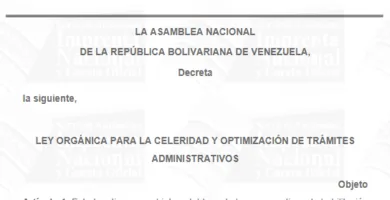 LEY ORGÁNICA PARA LA CELERIDAD Y OPTIMIZACIÓN DE TRÁMITES ADMINISTRATIVOS 2026