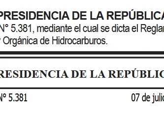 REGLAMENTO DE LA LEY ORGÁNICA DE HIDROCARBUROS 2026