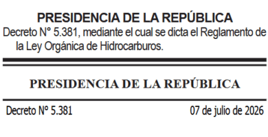 REGLAMENTO DE LA LEY ORGÁNICA DE HIDROCARBUROS 2026