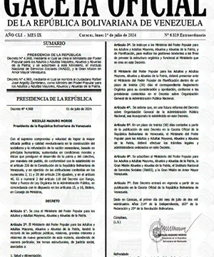 Gaceta Oficial Venezuela
