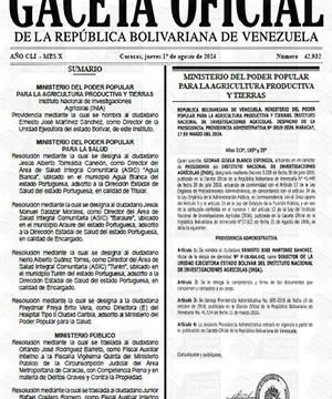 Gaceta Oficial Venezuela