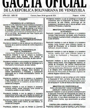Gaceta Oficial Venezuela