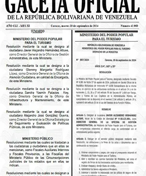 Gaceta Oficial Venezuela