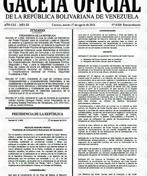 Gaceta Oficial Venezuela