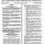 Gaceta Oficial Venezuela