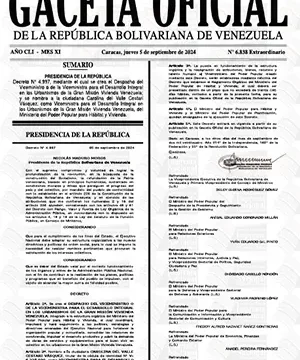 Gaceta Oficial Venezuela