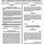 Gaceta Oficial Venezuela