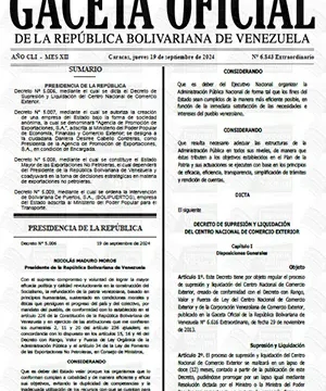 Gaceta Oficial Venezuela
