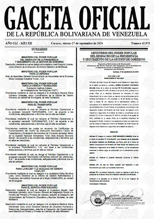 Gaceta Oficial Venezuela