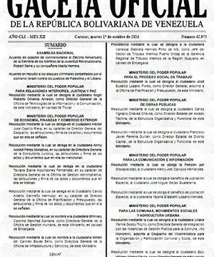 Gaceta Oficial Venezuela
