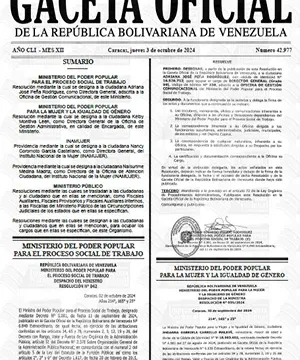 Gaceta Oficial Venezuela