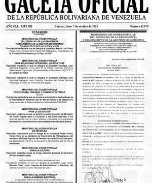 Gaceta Oficial Venezuela