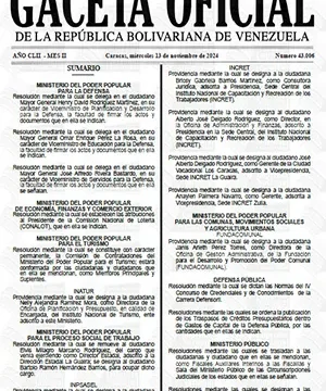 Gaceta Oficial Venezuela