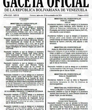 Gaceta Oficial Venezuela