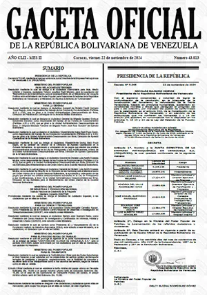 Gaceta Oficial Venezuela