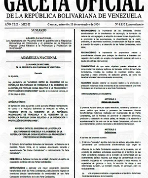 Gaceta Oficial Venezuela