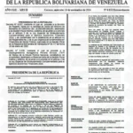 Gaceta Oficial Venezuela