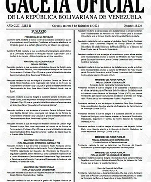 Gaceta Oficial
