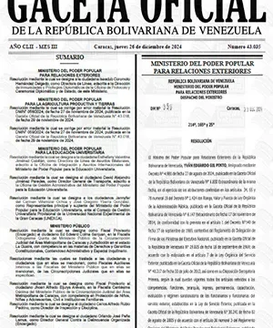 Gaceta Oficial