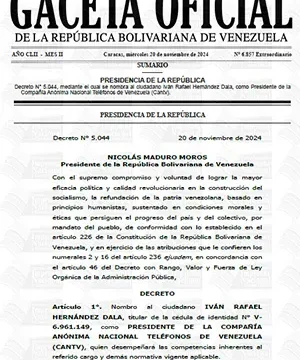 Gaceta Oficial Extraordinaria