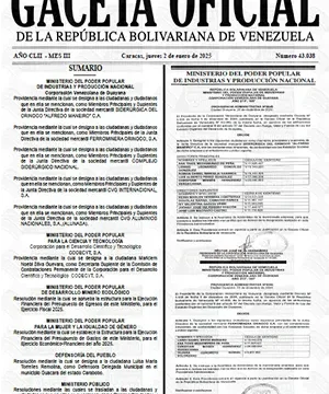 Gaceta Oficial