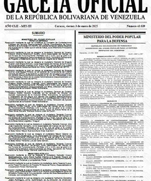 Gaceta Oficial