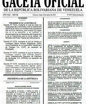 Gaceta Oficial Extraordinaria