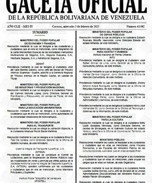 Gaceta Oficial