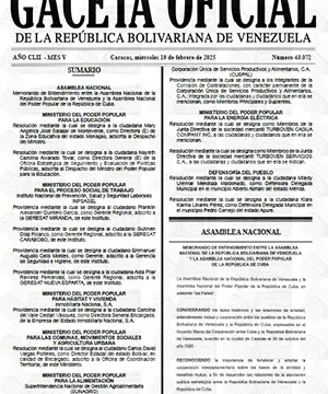 Gaceta Oficial