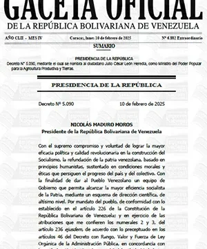 Gaceta Oficial Extraordinaria