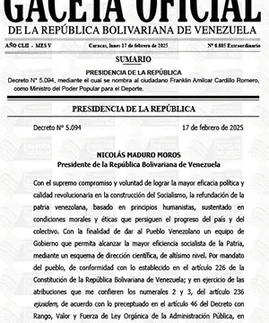 Gaceta Oficial Extraordinaria