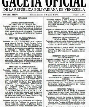 Gaceta Oficial