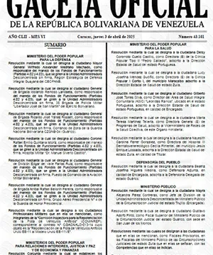 Gaceta Oficial