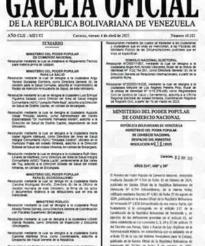 Gaceta Oficial