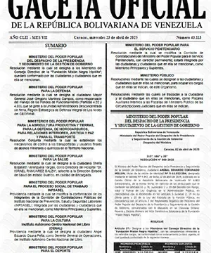 Gaceta Oficial