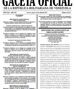 Gaceta Oficial