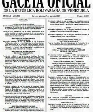 Gaceta Oficial
