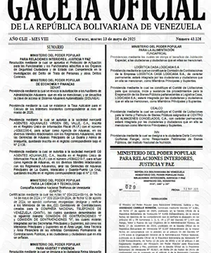 Gaceta Oficial
