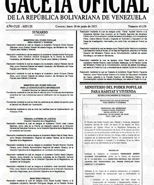 Gaceta Oficial