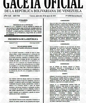 Gaceta Oficial Extraordinaria #6908 28/05/2025 2 Gaceta Oficial Extraordinaria