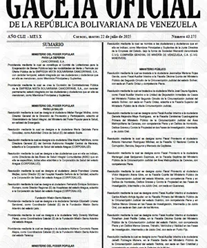 Gaceta Oficial