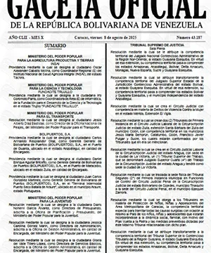 Gaceta Oficial