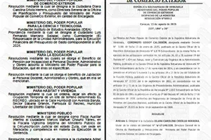 Gaceta Oficial #43191 14/08/2025 12 Gaceta Oficial