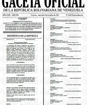 Gaceta Oficial Extraordinaria