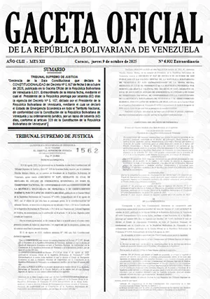 Gaceta Oficial Extraordinaria