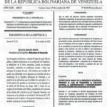 Gaceta Oficial Extraordinaria